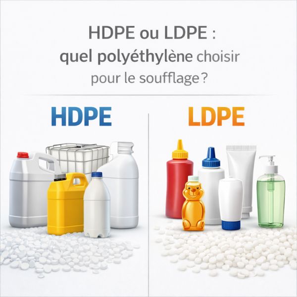 HDPE vs LDPE pour le soufflage